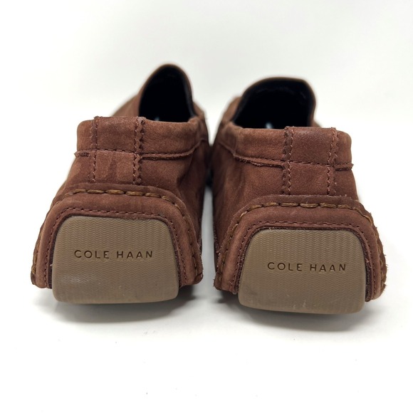 Cole Haan Wyatt Men\'s Size 10 Venetian Driving Loafer Brown Slip On Style C35786 main image 9